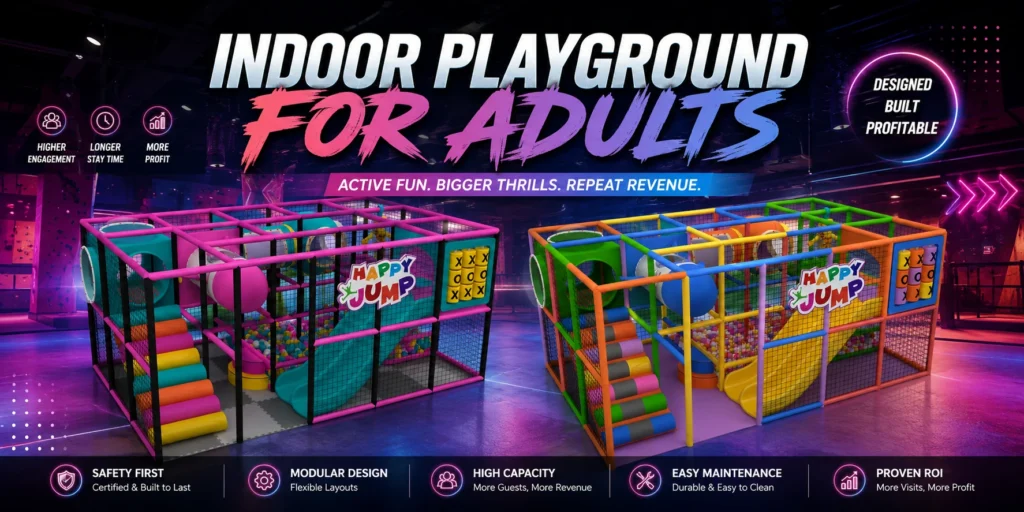 Indoor Playground For Adults That Turns Active Entertainment Into Repeat Revenue
