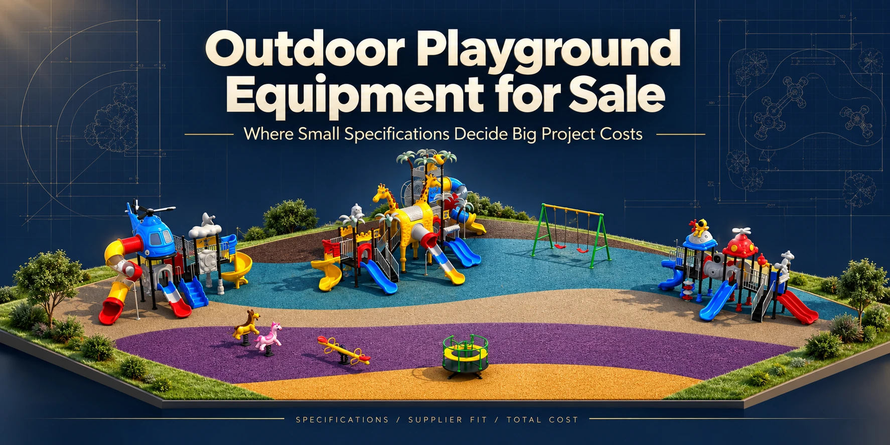 Outdoor Playground Equipment For Sale Where Small Specifications Decide Big Project Costs