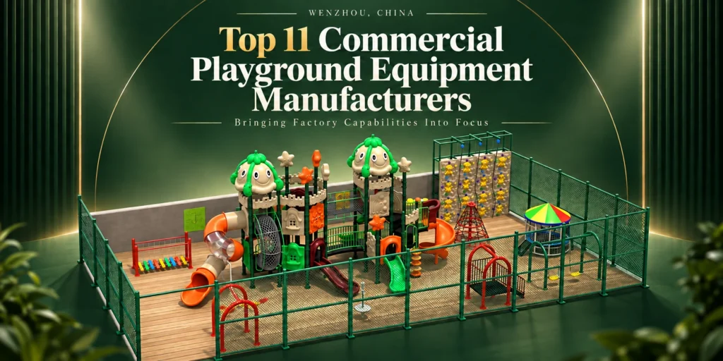 Top 11 Commercial Playground Equipment Manufacturers In Wenzhou, China Bringing Factory Capabilities Into Focus