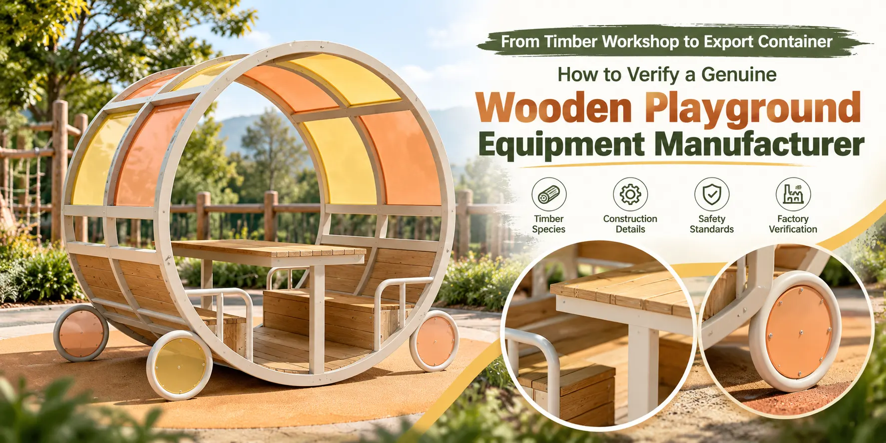 From Timber Workshop to Export Container How to Verify a Genuine Wooden Playground Equipment Manufacturer