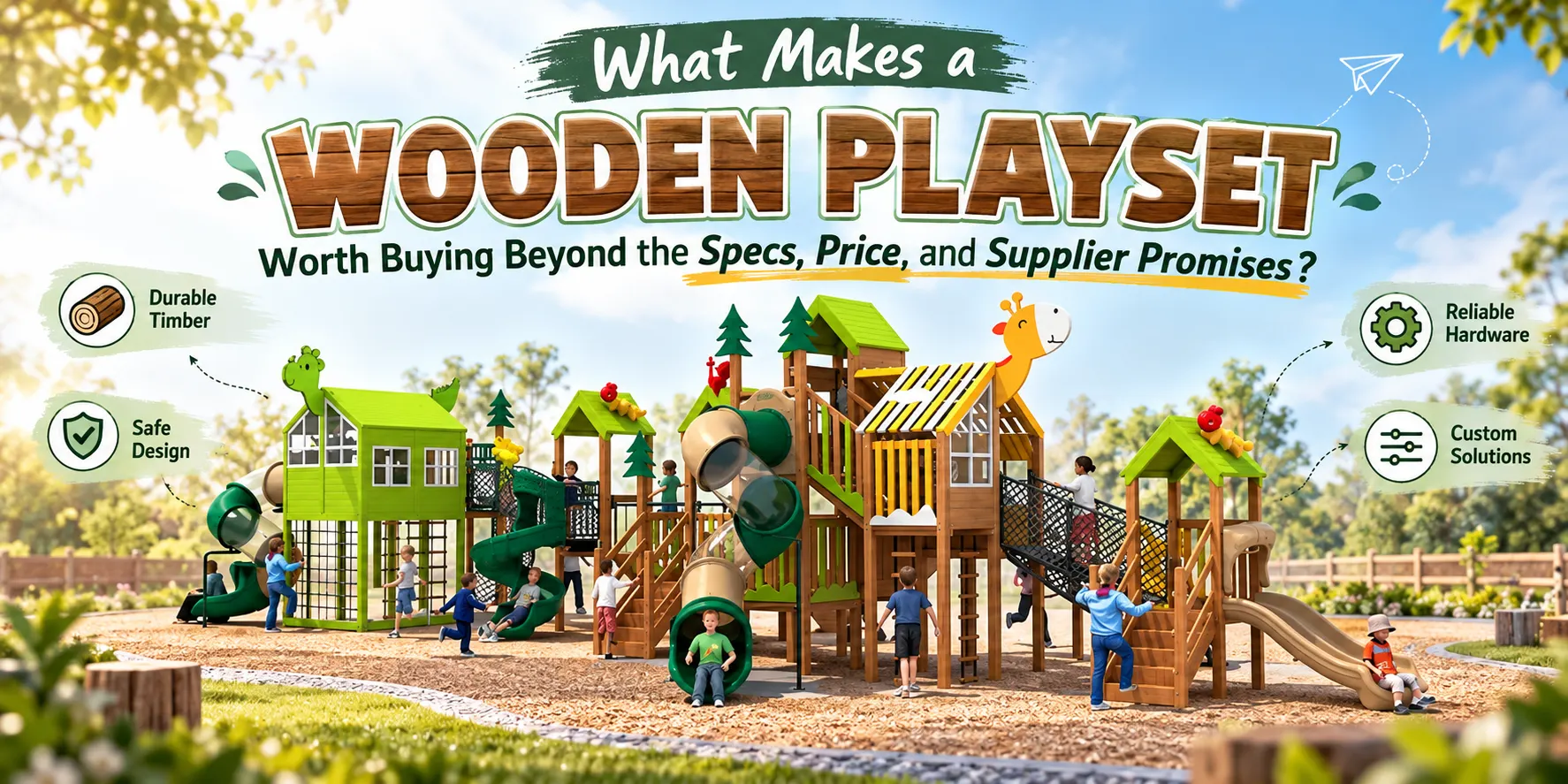 What Makes a Wooden Playset Worth Buying Beyond the Specs, Price, and Supplier Promises?